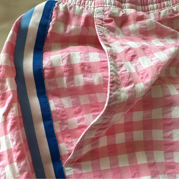 Vineyard Vines Men’s Swim Trunks XL Pink Check Race Stripe Side Pockets - Picture 10 of 10